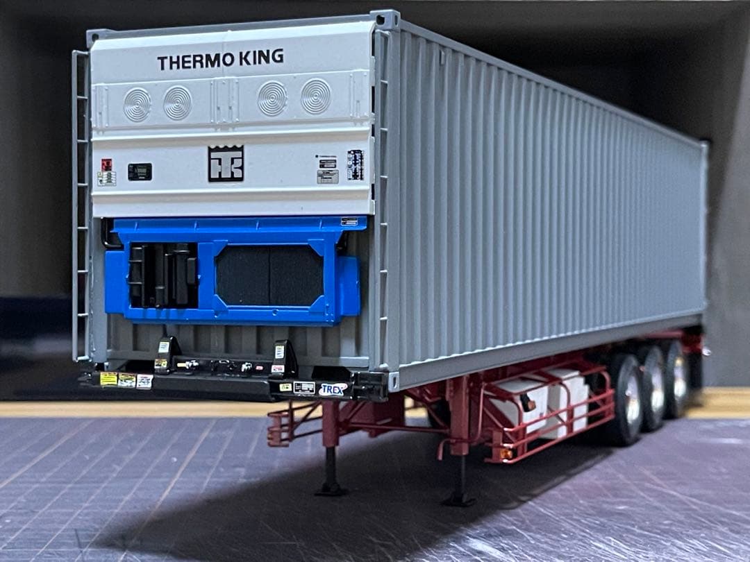 デコトラ‼️1/32 アオシマ製★3軸トレーラー★完成品★