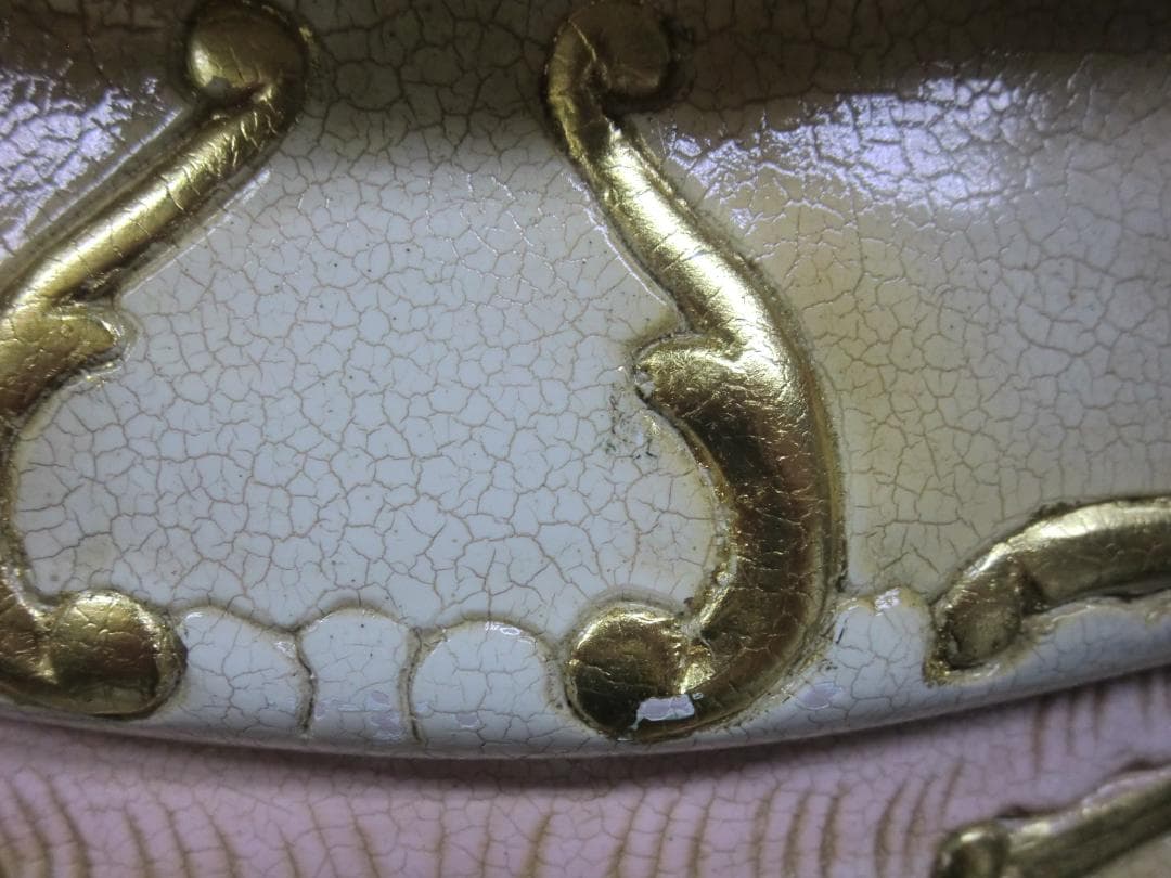 【中古品】RIO FURNITURE　ロココ調コンソールテーブル 引出し2杯付