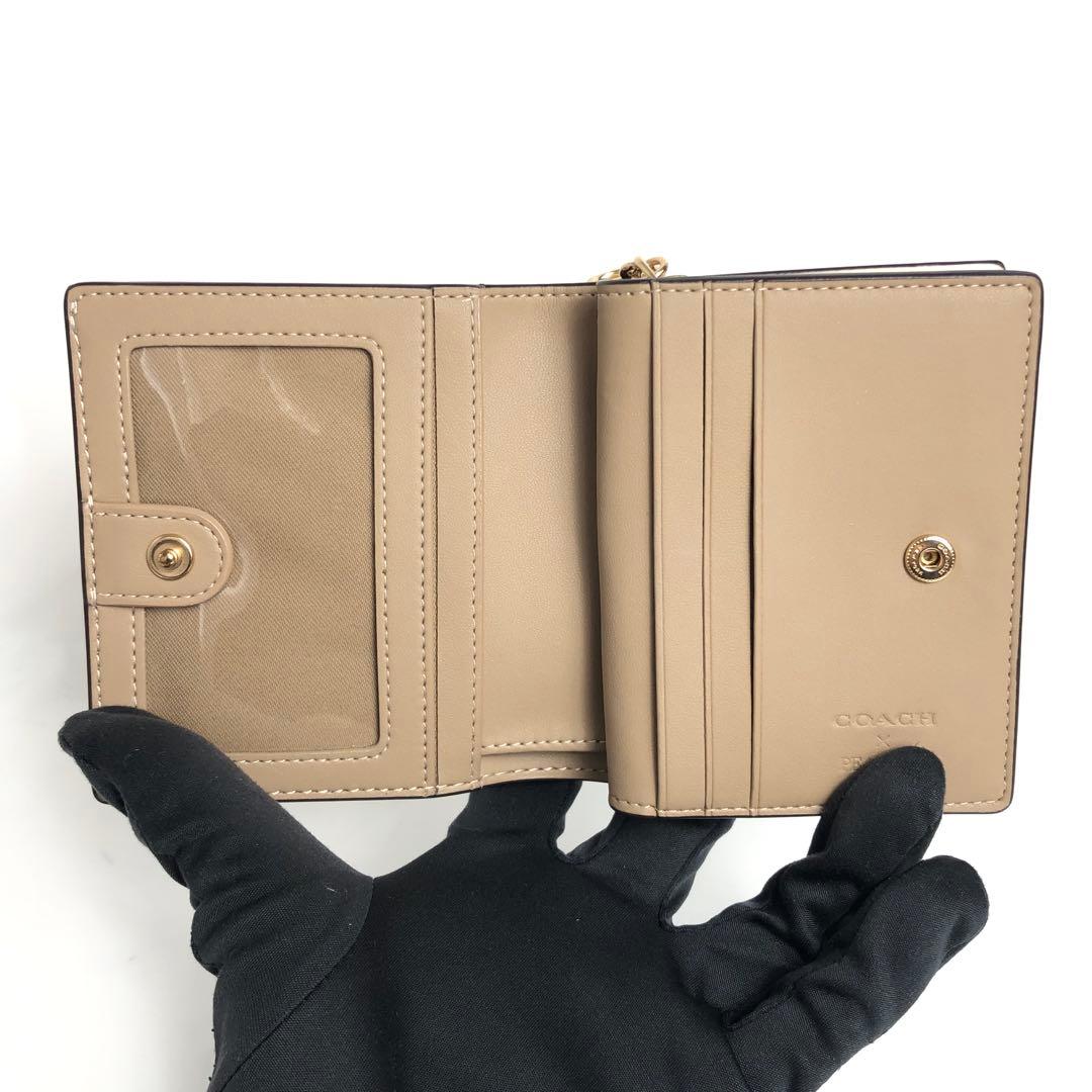 COACH コーチ 二つ折り財布 スヌーピー SNOOPY PEANUTS