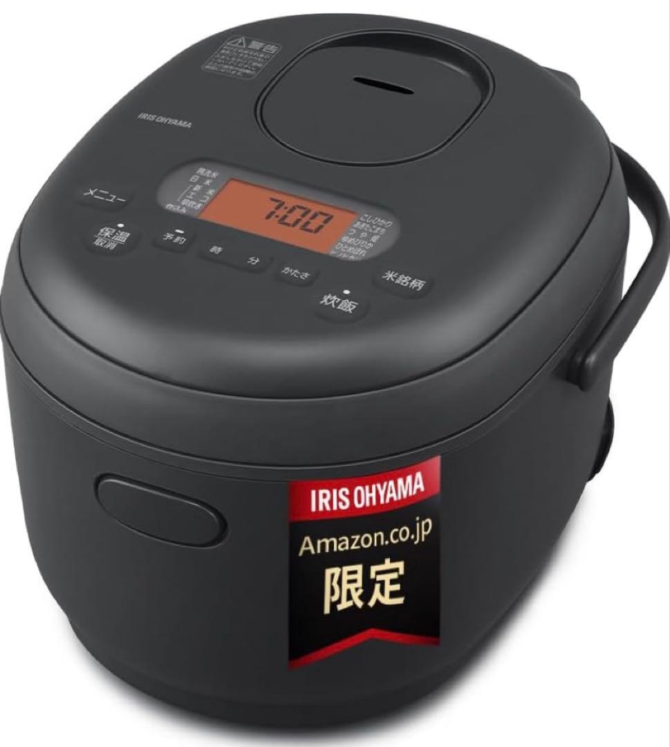【1/15まで】アイリスオーヤマ　5.5合炊き炊飯器　マットブラック