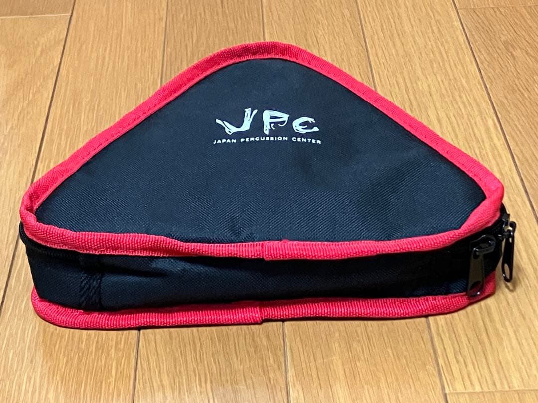 【4点セット】1.トライアングル 2.ケース 3.ホルダー 4.ビーターセット