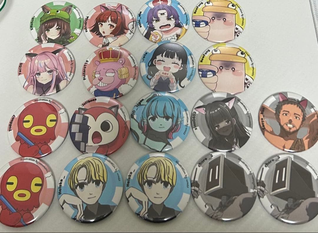 【バラ売り⭕️】カジノクラフト アクスタ、缶バッチ