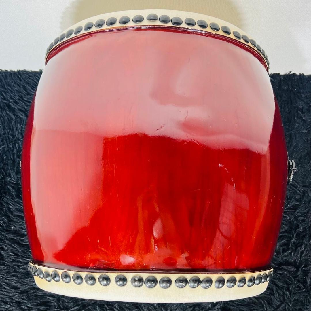 諏訪工芸 長胴太鼓 1.2尺 耳無 和太鼓 打楽器 太鼓 お祭り 宮太鼓 台座付