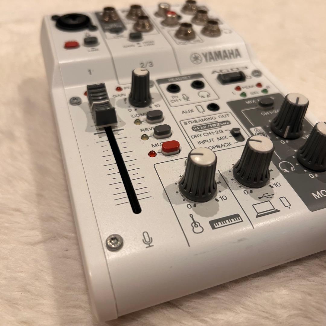 YAMAHA AG03 mk2 オーディオミキサー　初心者セット　配信にBGM