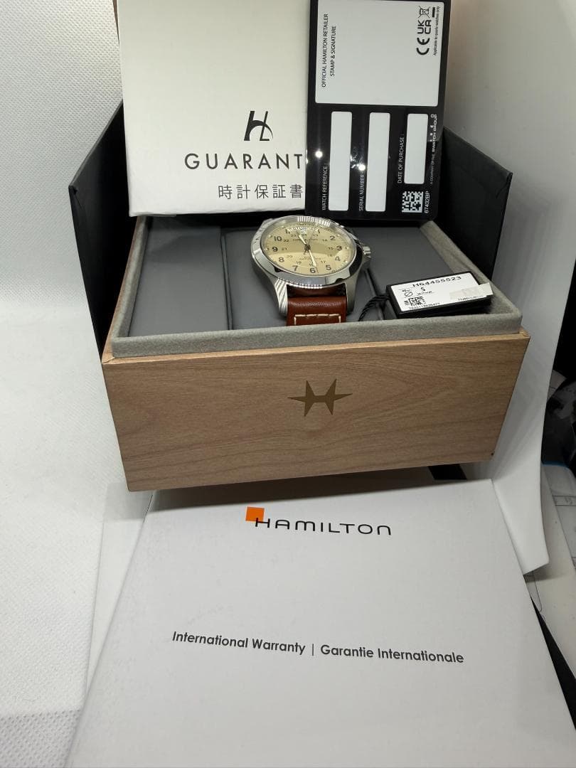 た*い様 4日迄！ハミルトン カーキ フィールド キング オート H644555