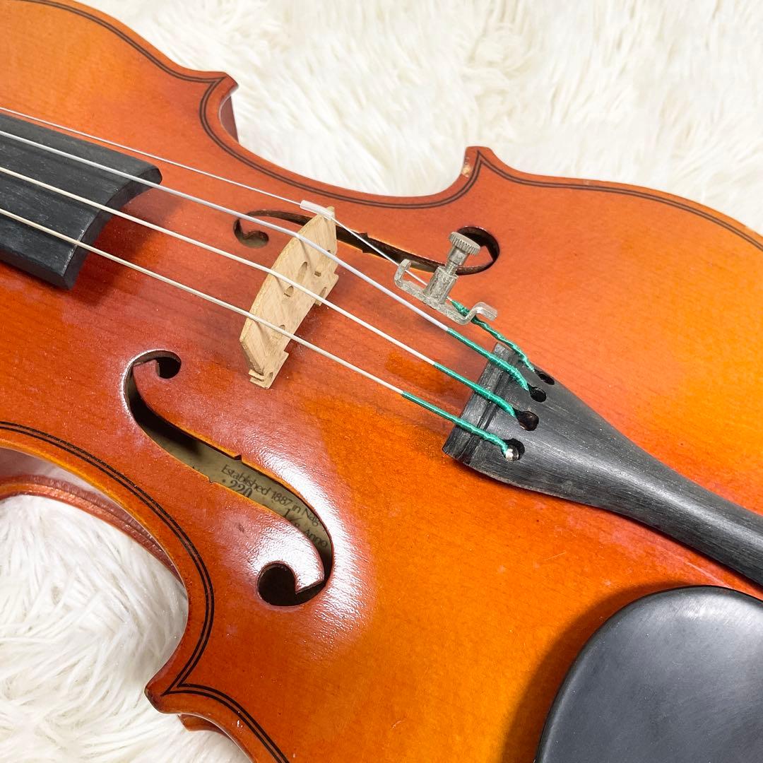 【弦・弓・顎あて新品】SUZUKIバイオリン No.220 1/8 1987
