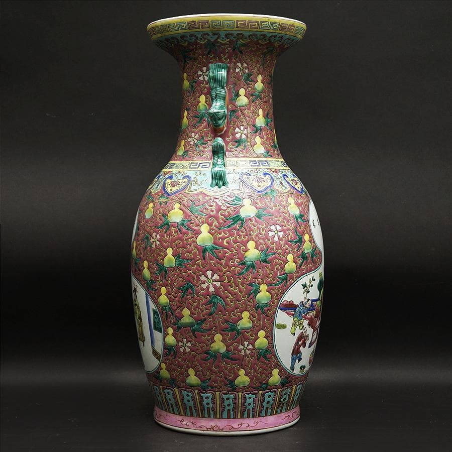 中国美術 中国古玩 大清同治年製 花瓶 時代 骨董 壺 花生 工芸 古美術品