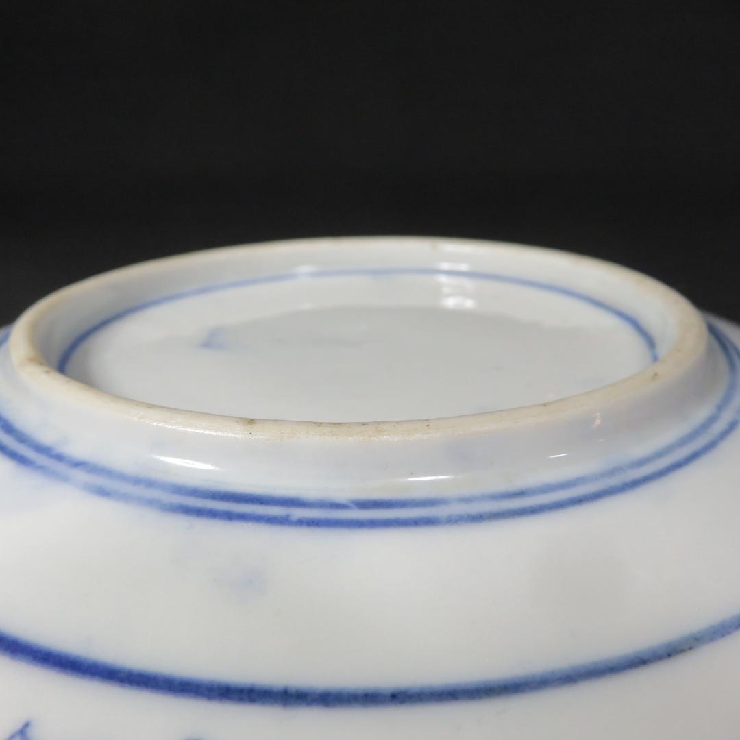 中皿 5枚 金彩 色絵付 歪み 窯傷 松竹梅 花文様 唐草 江戸 明治