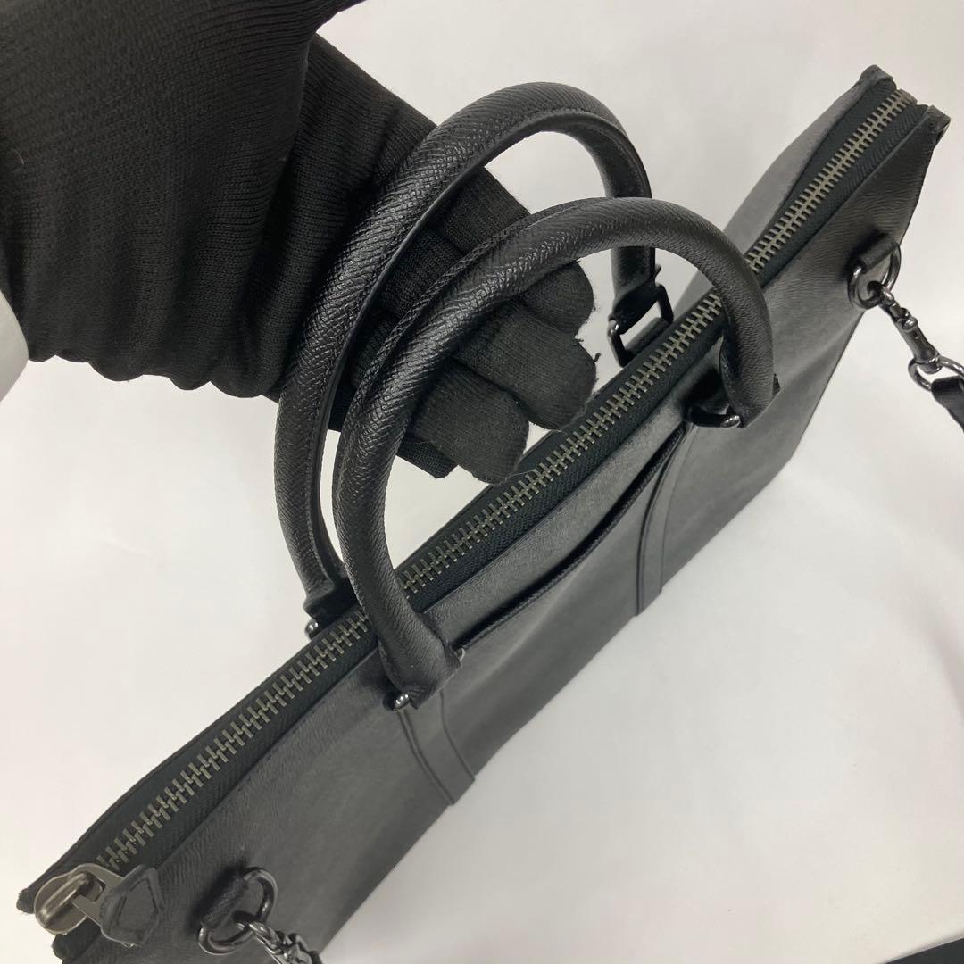 s*a様 【美品】コーチ CE439 2way ビジネスショルダーバッグ レザー