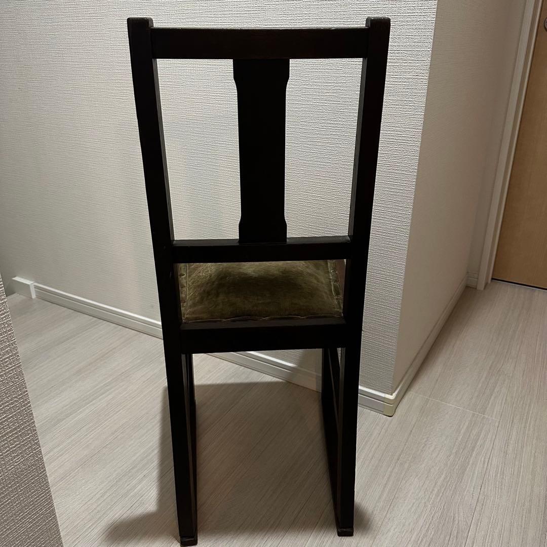 イギリス　アンティークダイニングチェア