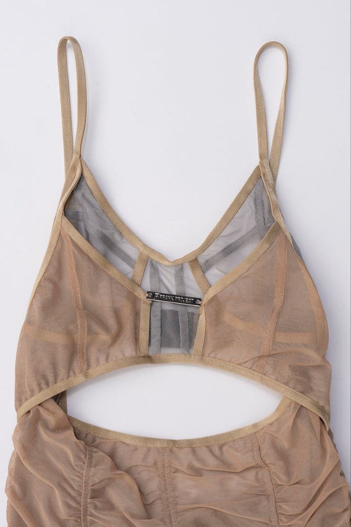 プランク プロジェクト/レイヤードチュールキャミボディスーツ