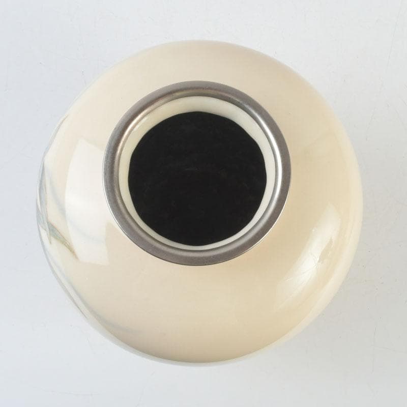 七宝焼　鳳凰文瓶　花瓶　在銘　V　9368