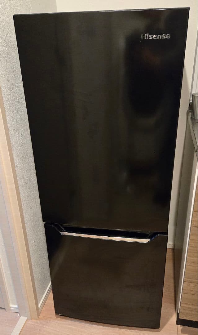 【送料込】ハイセンス　HR-D15CB 冷蔵庫 パールブラック /150L
