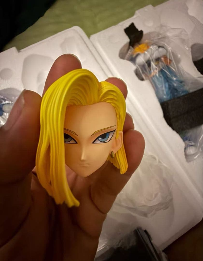 ドラゴンボール 人造人間18号17号 ガレキ ガレージキット スタチュー X④