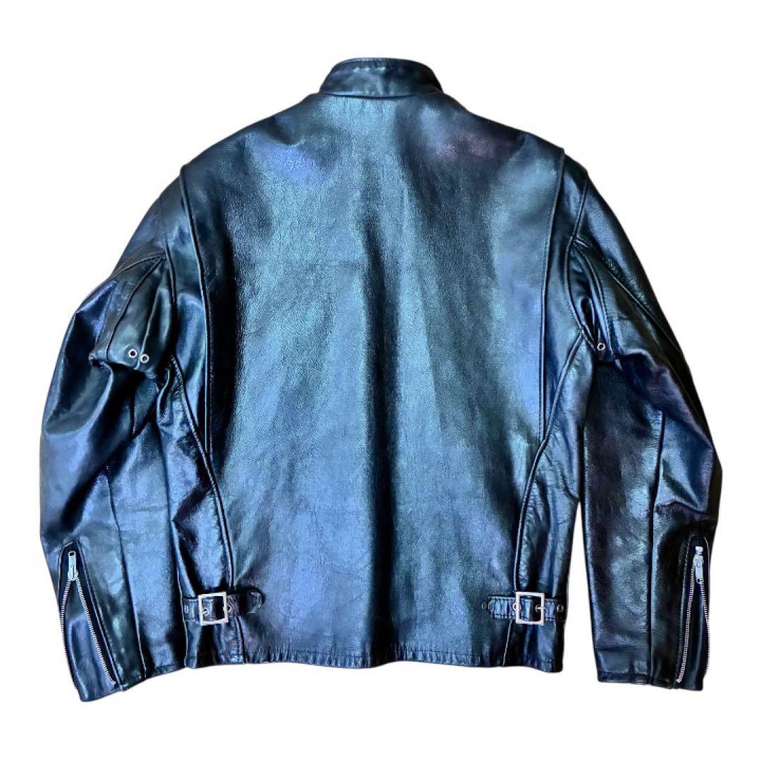 h*ん様 Schott ショット 641 シングルライダース ブラック 38