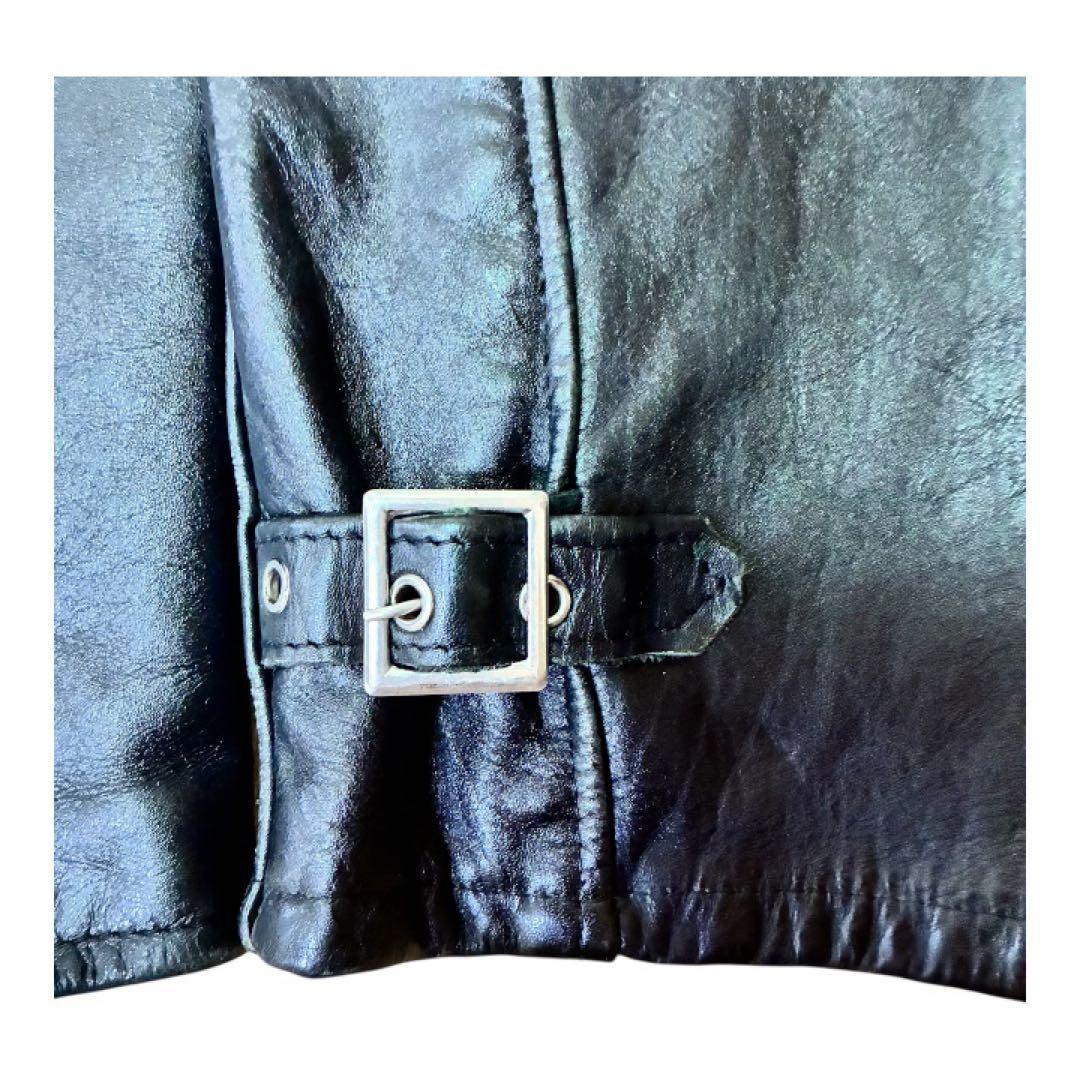 h*ん様 Schott ショット 641 シングルライダース ブラック 38