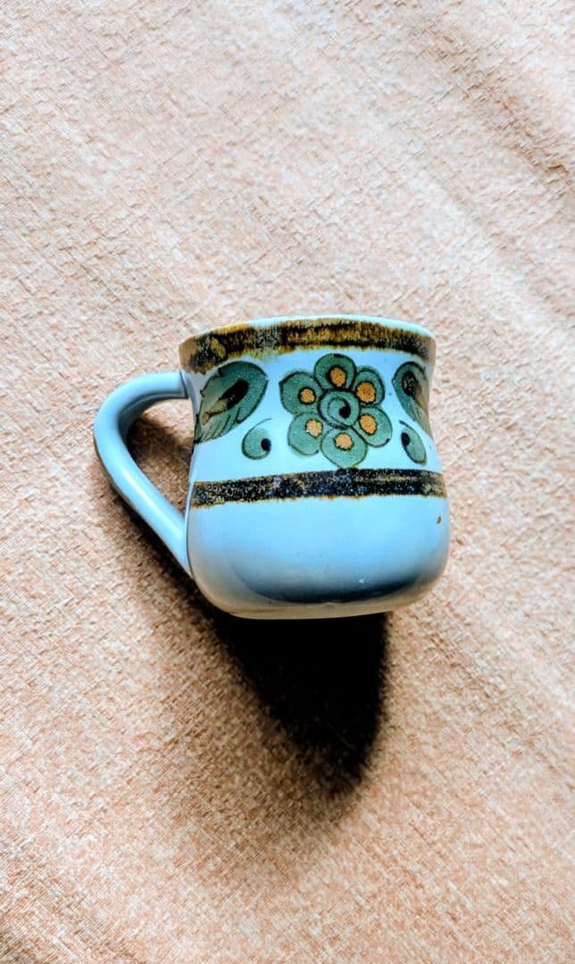 【6客セット】メキシコ トナラ焼き デミタスカップ＆ソーサー