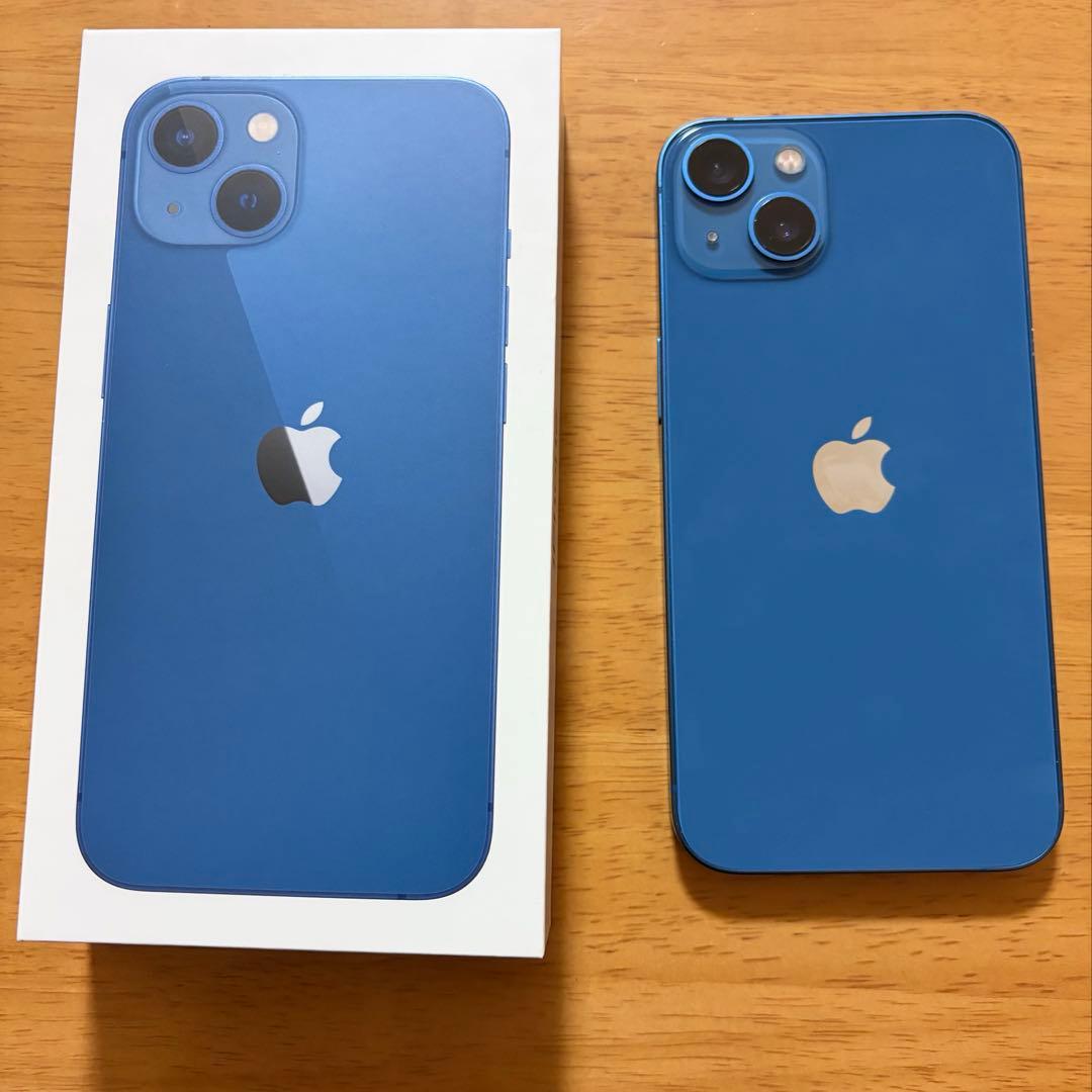 Apple iPhone 13 256GB 充電コード、SIMピン、箱付き