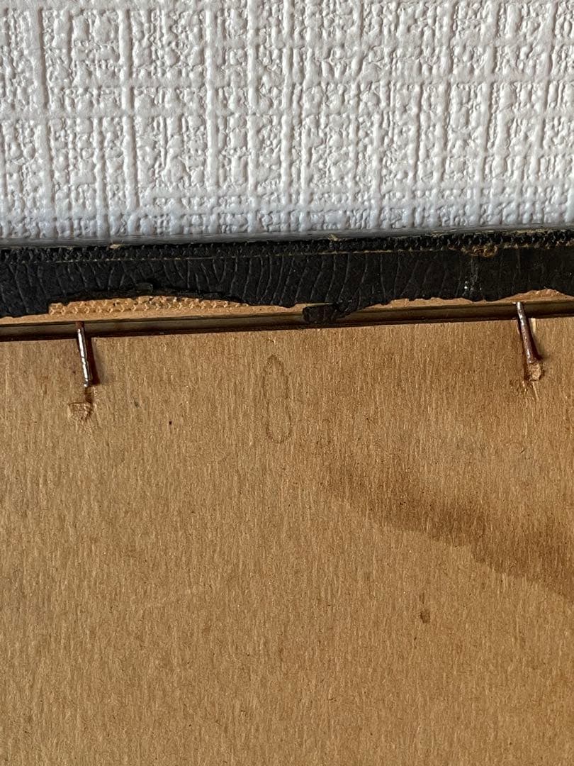 茶*様 50s ビンテージ額装ウォール街NY手書きアート 鉛筆画 作家物ブロカン