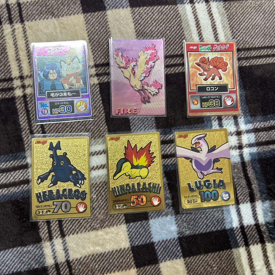 ポケモン　ゲットカード　MEIJI