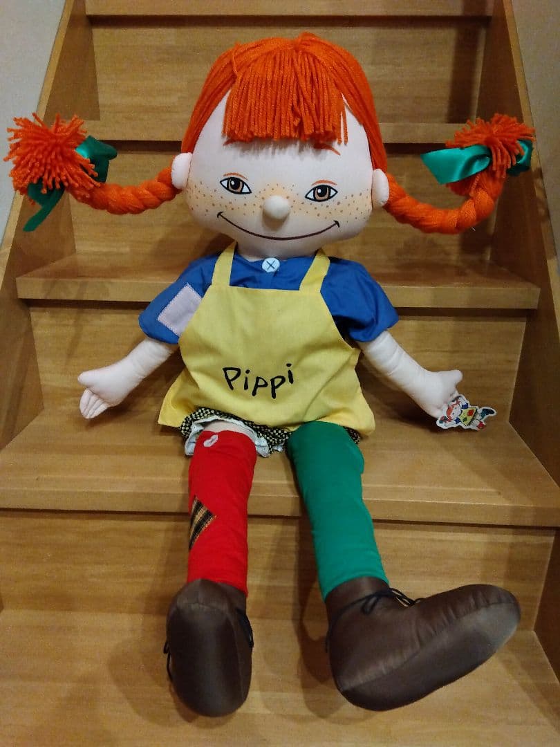 長くつ下のピッピ Pippi ぬいぐるみ 約90cm