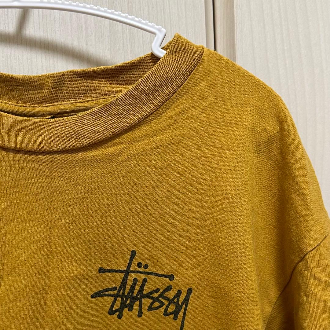 【USA製】STUSSY ドラゴン Tシャツ M 90s ビッグプリント