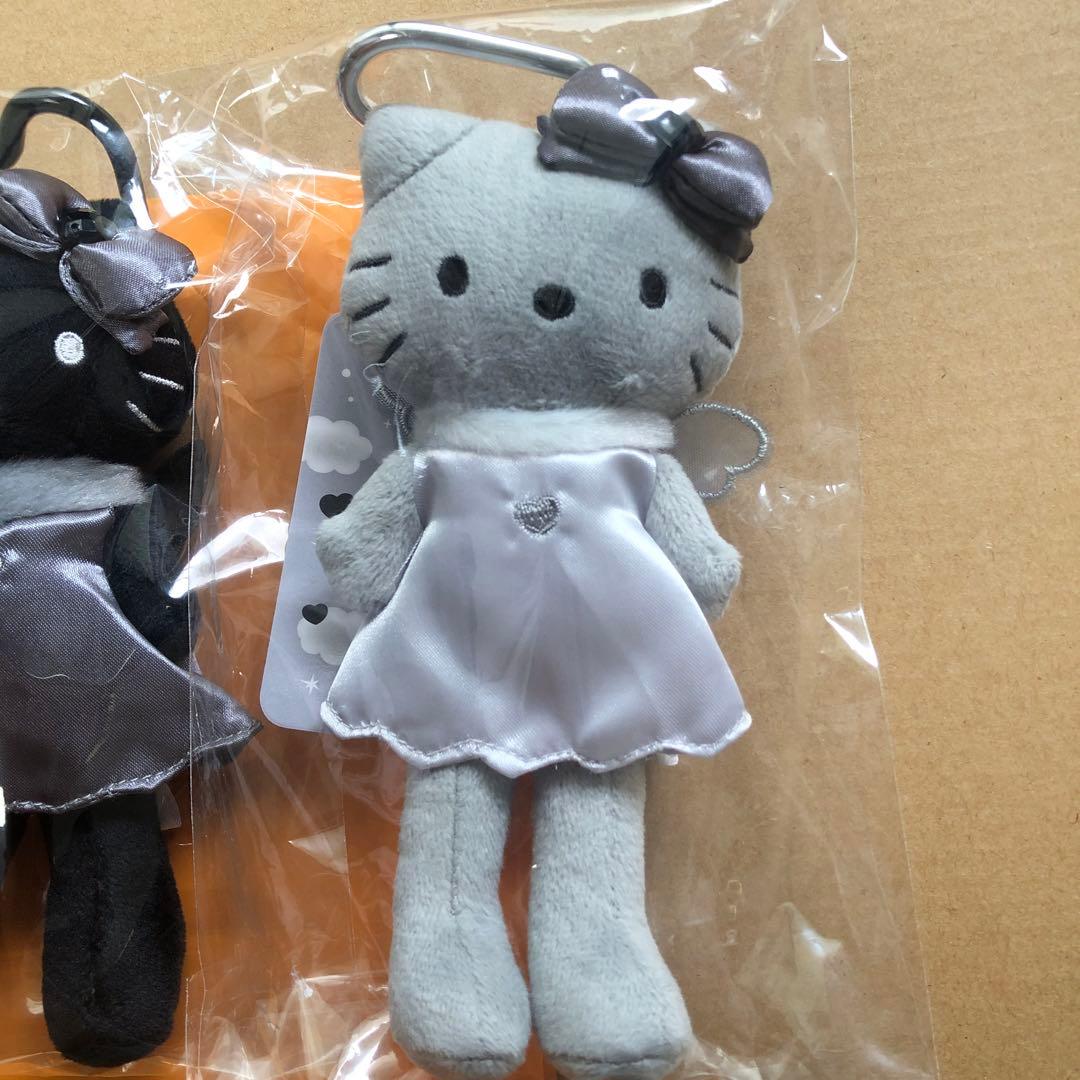 新品未開封 サンリオ キティ ブラックエンジェル スタイルアップマスコット 黒