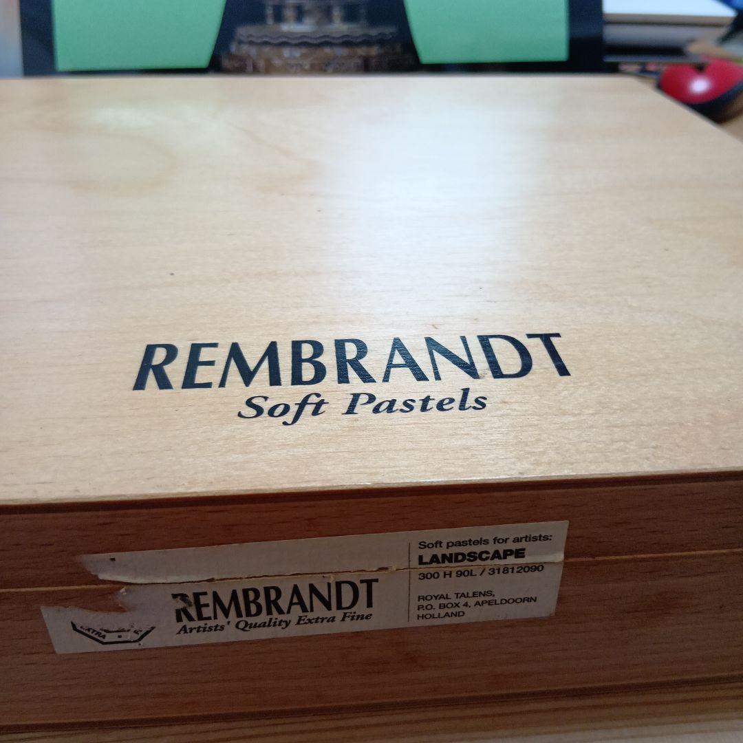 レンブラント　ソフトパステル　９０本　木箱　ロイヤルターレンス社