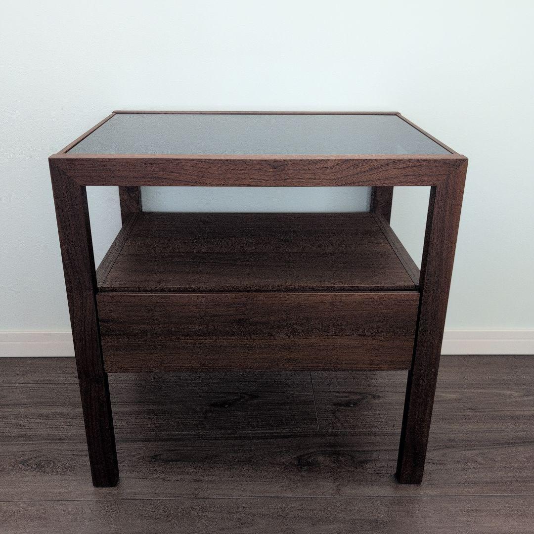 引取歓迎　高野木工　レッチェ 50サイドテーブルＷＮ