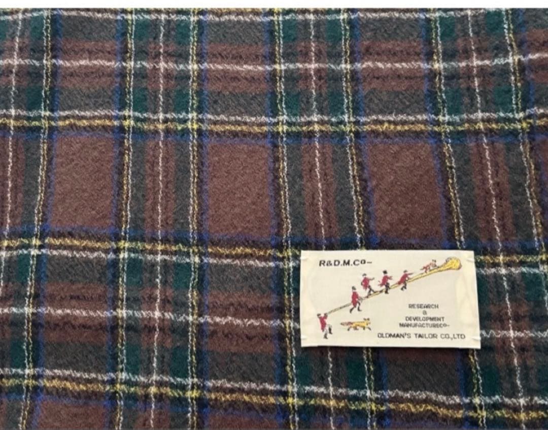 R&D.M.Co-☆今期新品WOOL TARTAN CHECK MUFFLER
