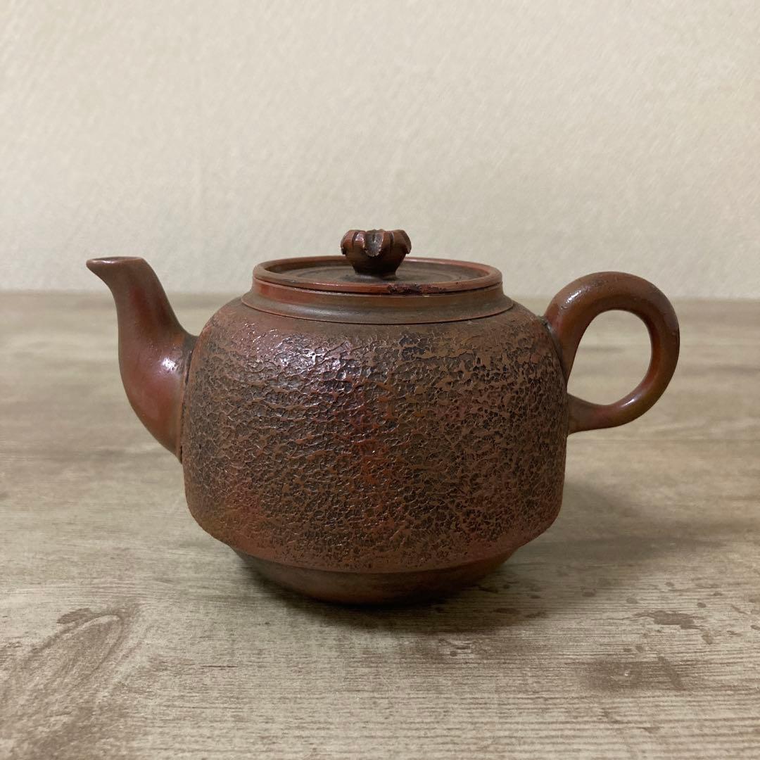 古備前　香山　小茶器揃え　時代　急須　湯冷し　湯呑み5 明治〈検 常滑　朱泥