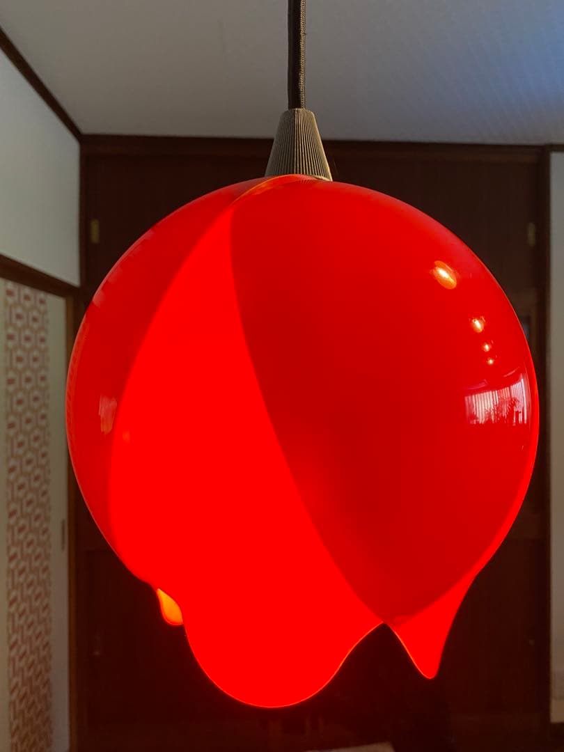 レトロ　チューリップ　ペンダントライト