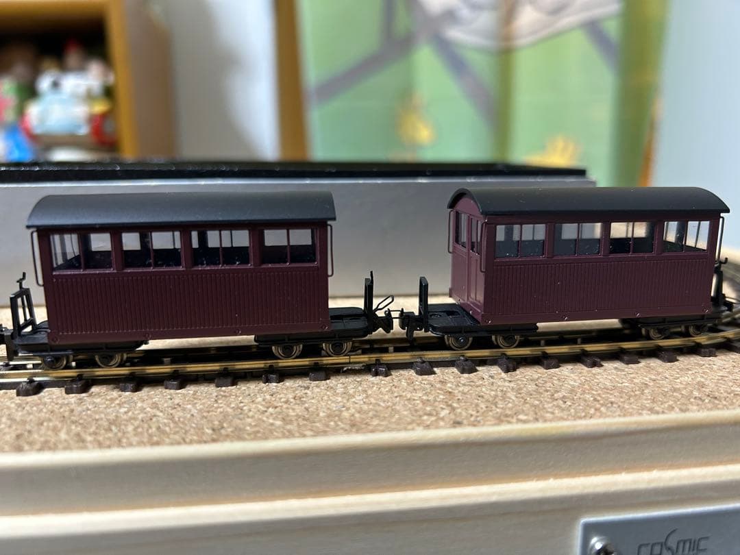 エンドウ　HOナロー 木曽森林B型客車 2両　難あり