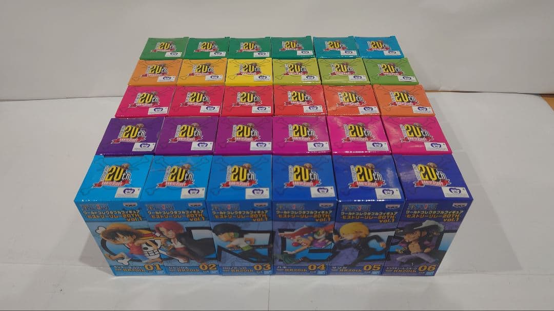 ワンピース ワーコレ ヒストリーリレー20TH 30体セット 海外正規品
