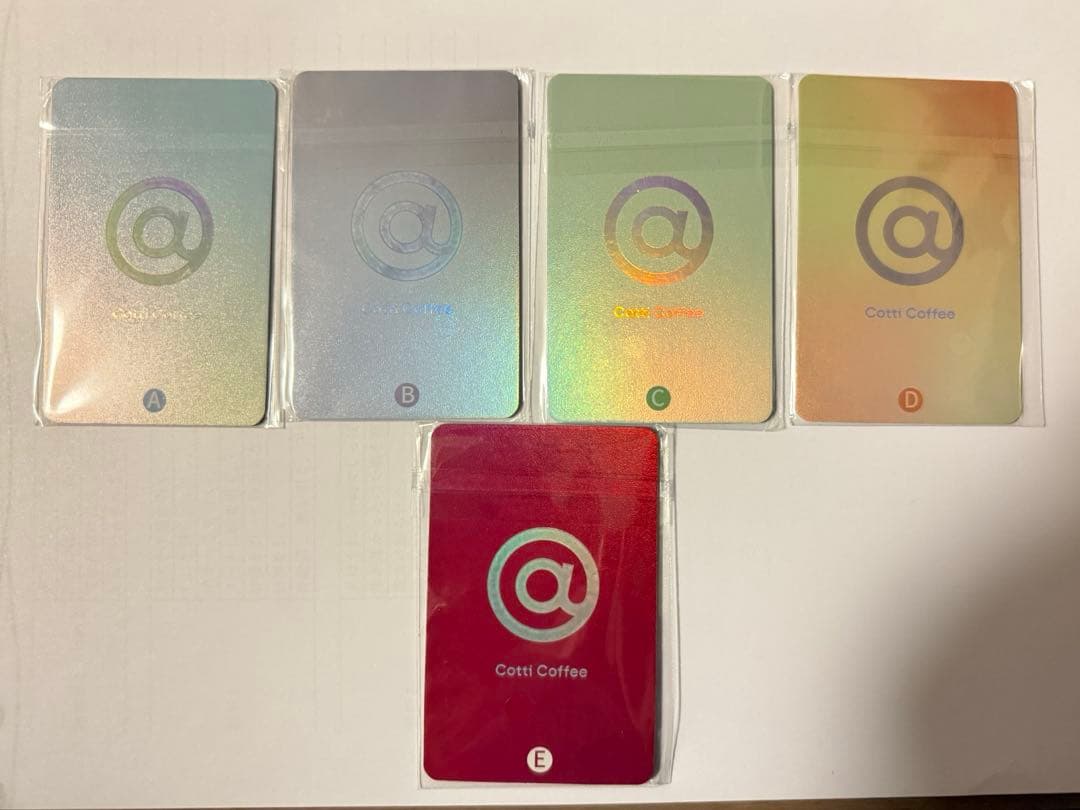 Cotti Coffee 王一博 WangYibo コレクションカードセット