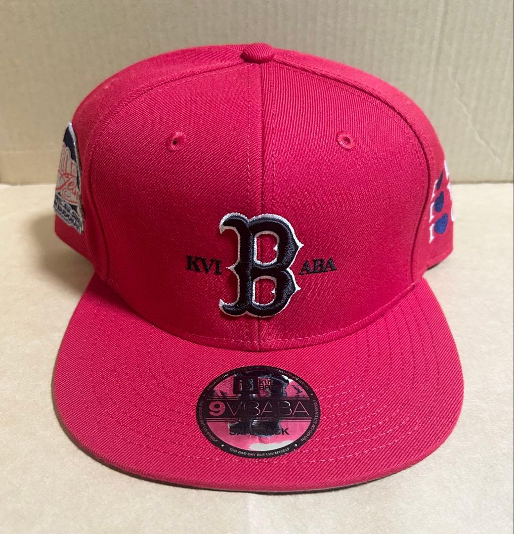 kvi baba ベースボールキャップ レッド