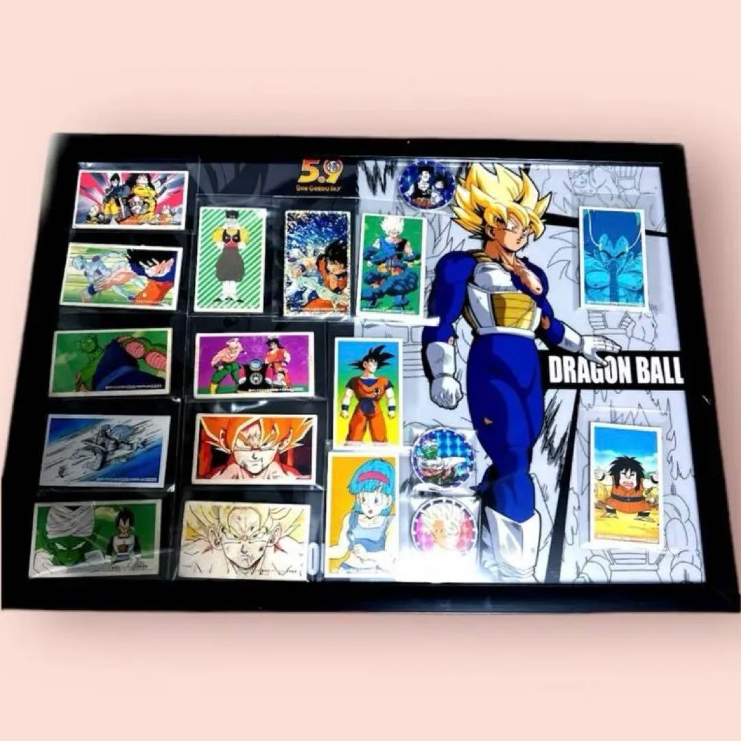 ドラゴンボール　初期　メンコ　昭和レトロ　額装　フレーム