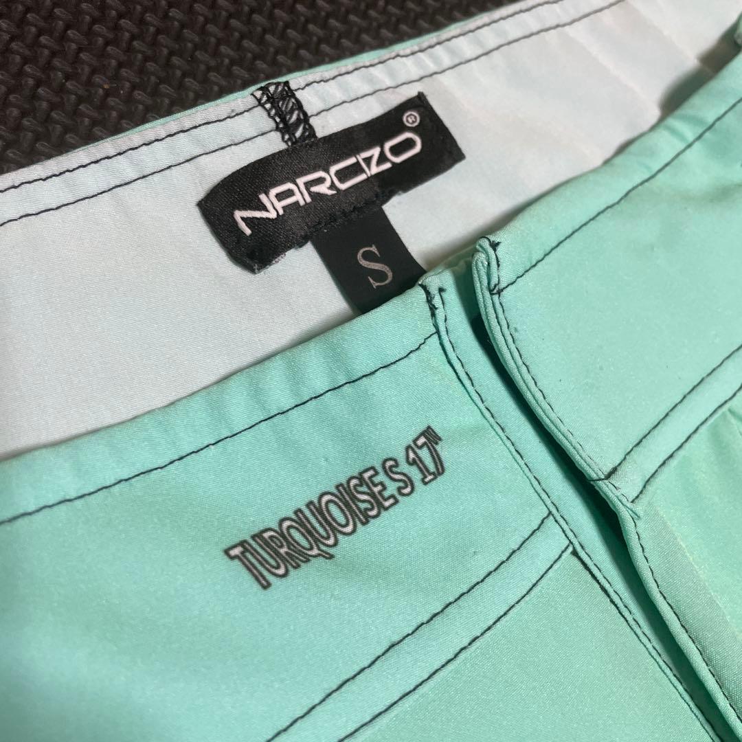 フィジーク サーフパンツ narcizo TURQUOISE 17 Sサイズ