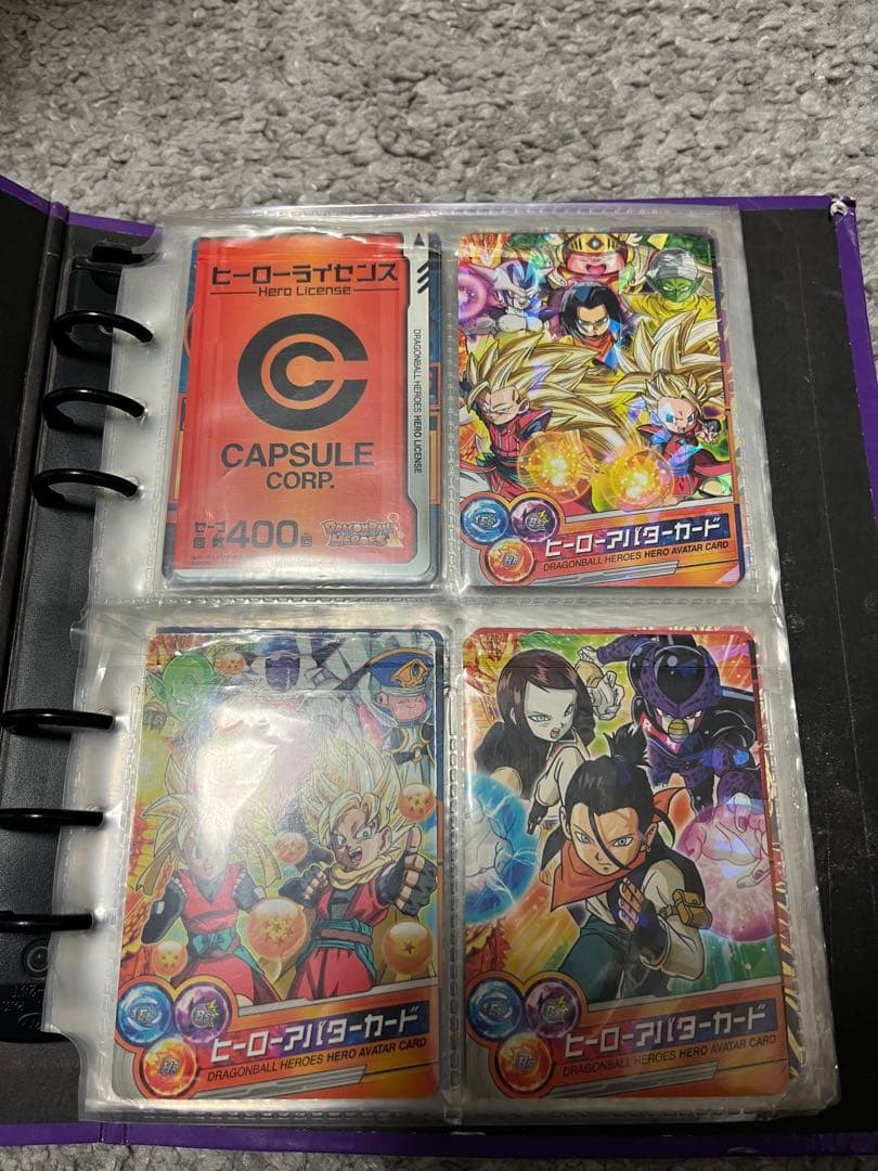 ドラゴンボールヒーローズ オフィシャルバインダー　旧弾