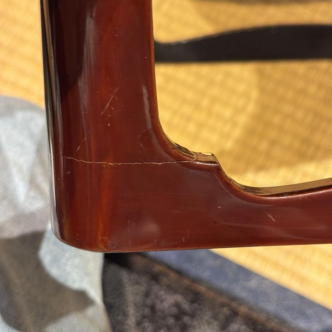 溜塗 堅地 螺鈿 蒔絵 総和台 お膳台 3段重 入れ子式/お重台木製大正昭和輪島