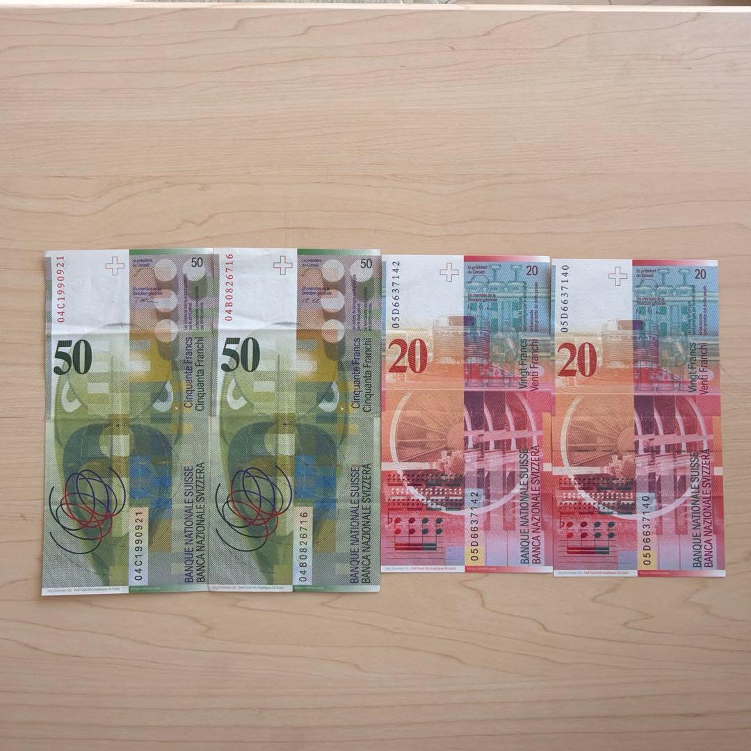 旧スイスフラン (現行不可能)