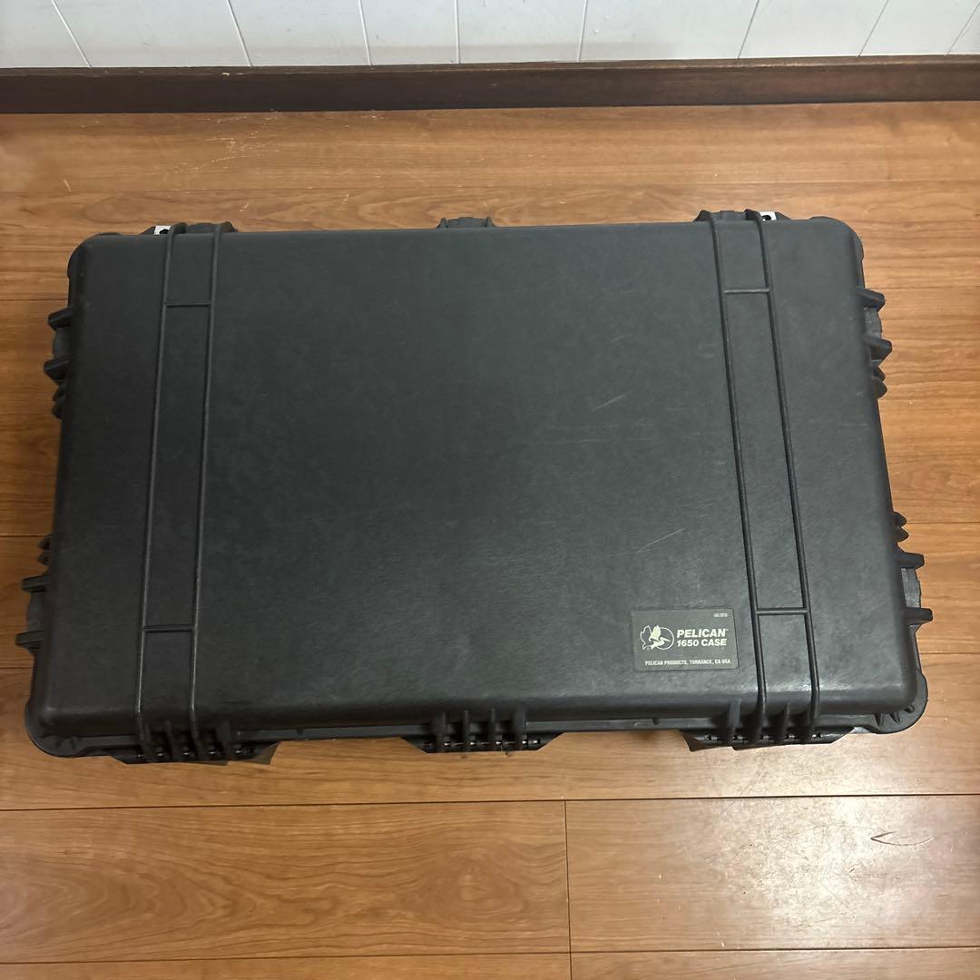 米軍放出品　PELICAN CASE 1650 ブラック　送料無料
