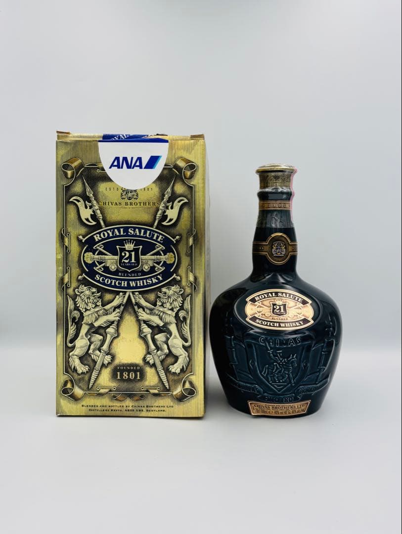 ローヤルサルート 21年 700ml 40% 青ボトル 陶器 古酒