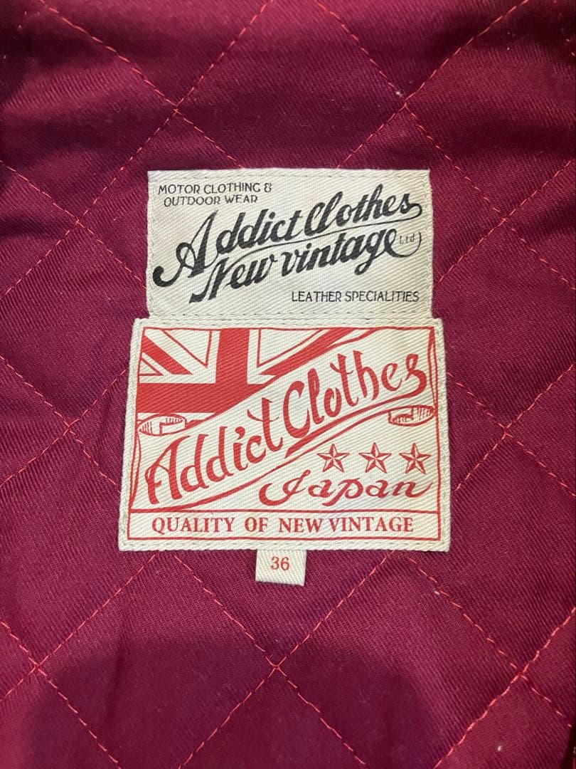 ADDICT CLOTHES アディクトクローズAD-01ディアスキン　36