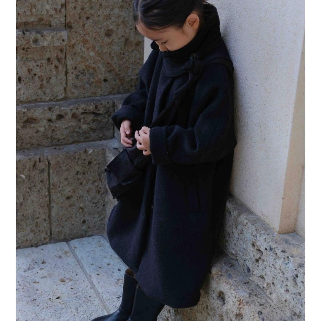 コート chaisy Wool Stand Collar Coat 140-150cm