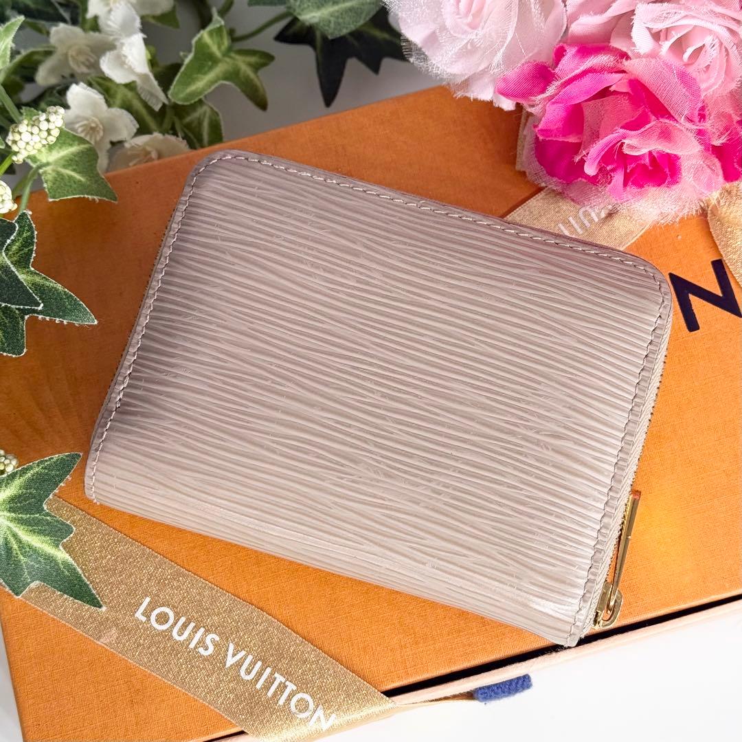 美品 ルイヴィトン エピ ジッピーパース 小銭入れ ミニ財布 グレージュ