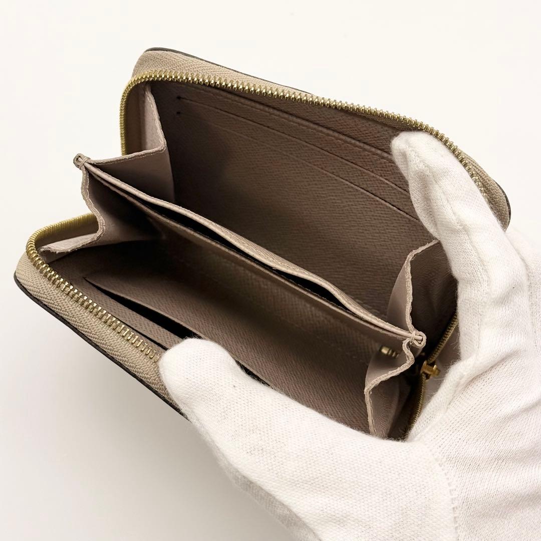 美品 ルイヴィトン エピ ジッピーパース 小銭入れ ミニ財布 グレージュ