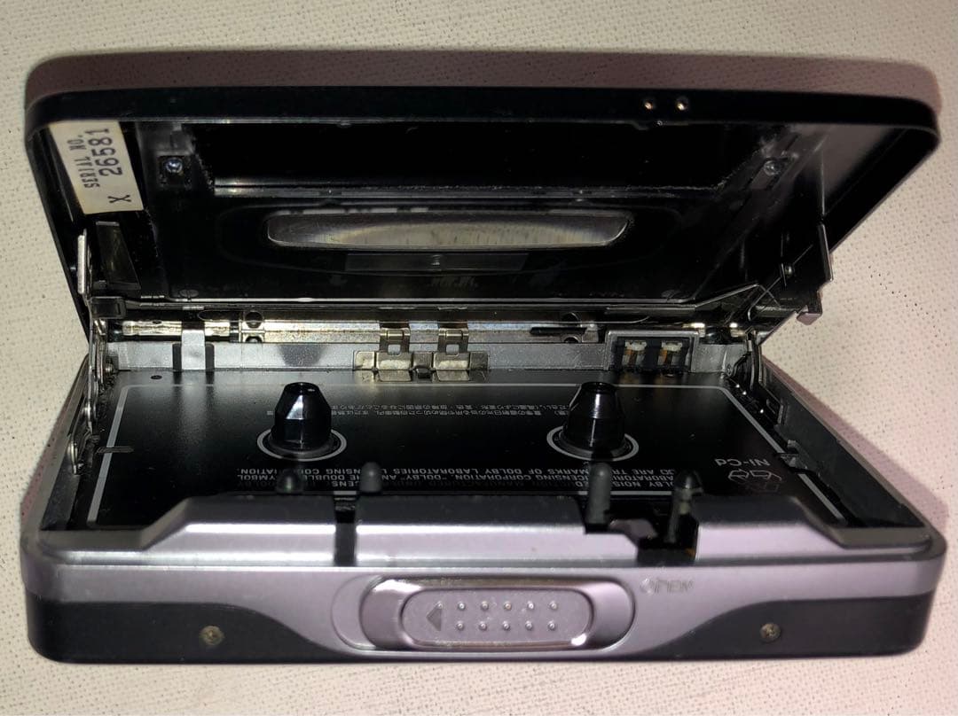 動作音クール！WM-EX622 SONYカセットウォークマン可動品Sブラック