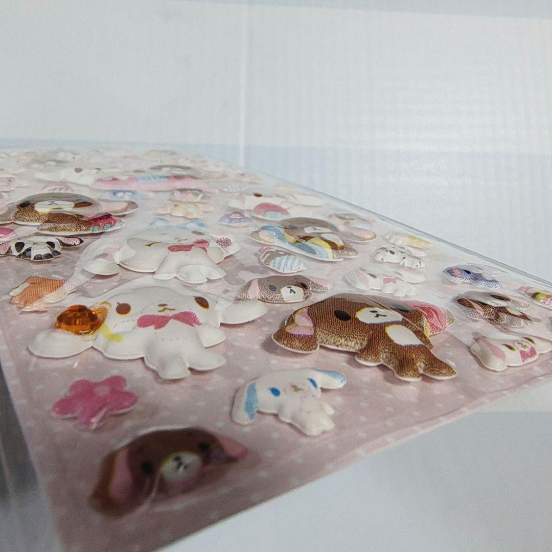 送料込 当時物 シュガーバニーズ ぷっくり ストーン シール 未使用 希少 レア