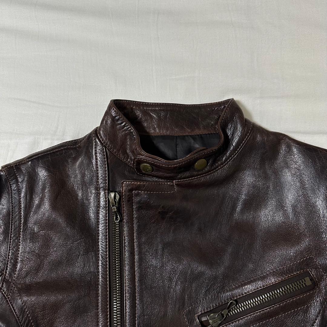 伊藤 SHELLAC シェラック カウレザー シングルライダース